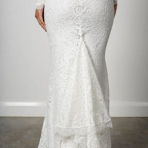 Grace Loves Lace OLIVE Ivory Wedding Dress Size Small - Picture 15 of 16
